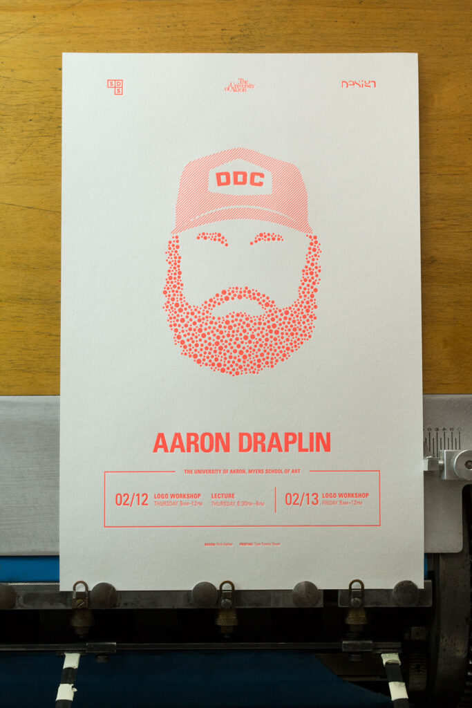 Aaron Draplin Event Poster